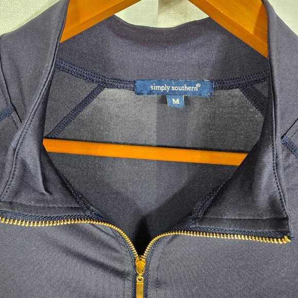 Simply Southern Woman's Lightweight Zippered Jacket With Thumb Holes Sz Medium - Picture 3 of 7